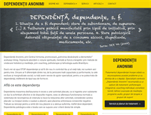 Tablet Screenshot of dependentiianonimi.ro